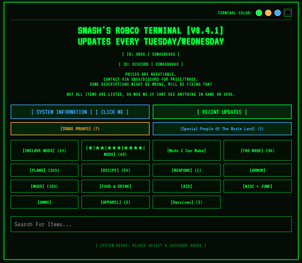 Fallout 76 Store Preview